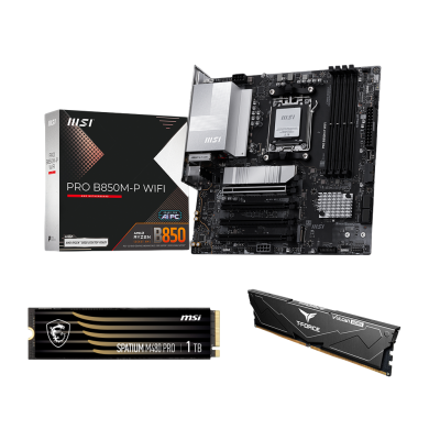 MSI PRO B850M-P WIFI + 16GB DDR5 Bundle | Affordable AM5 Build